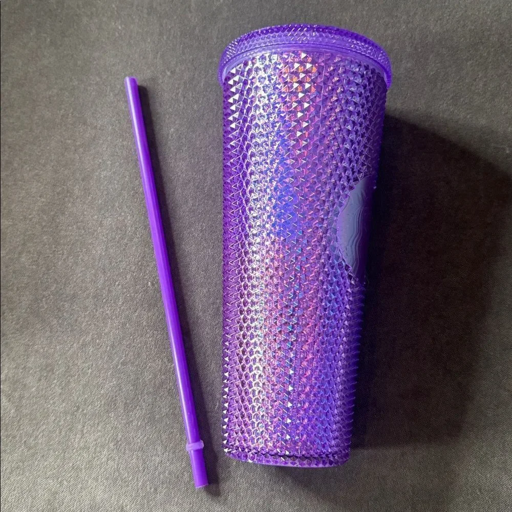Starbucks Venti Purple Studded Tumbler 24oz NEW